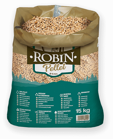 worek pelletu opałowego Robin do kupienia w Tychowie lub sklepie internetowym